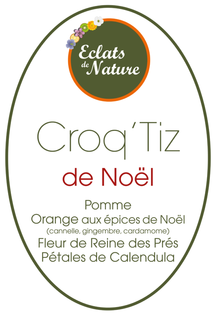 Croq'Tiz de Noël Etiquette